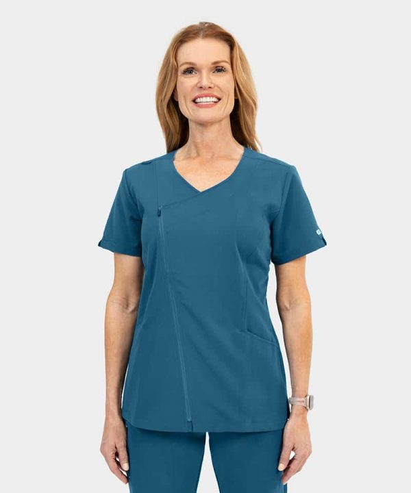 Women's Dressy Asymmetrical Zipper Top | 3801