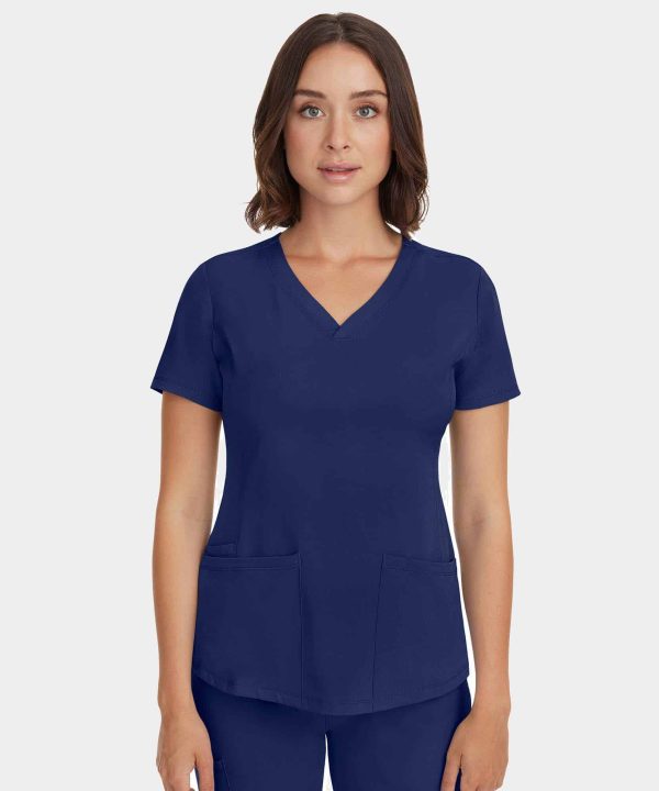 Monica Top | 2500 - Navy, 1XL