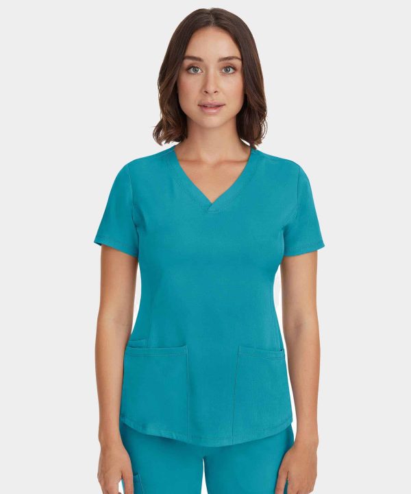 Monica Top | 2500 - Teal, 1XL