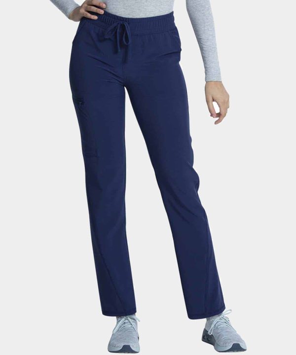 Mid Rise Tapered Leg Drawstring Pant Regular Length | CKA184 - Navy, 2XL