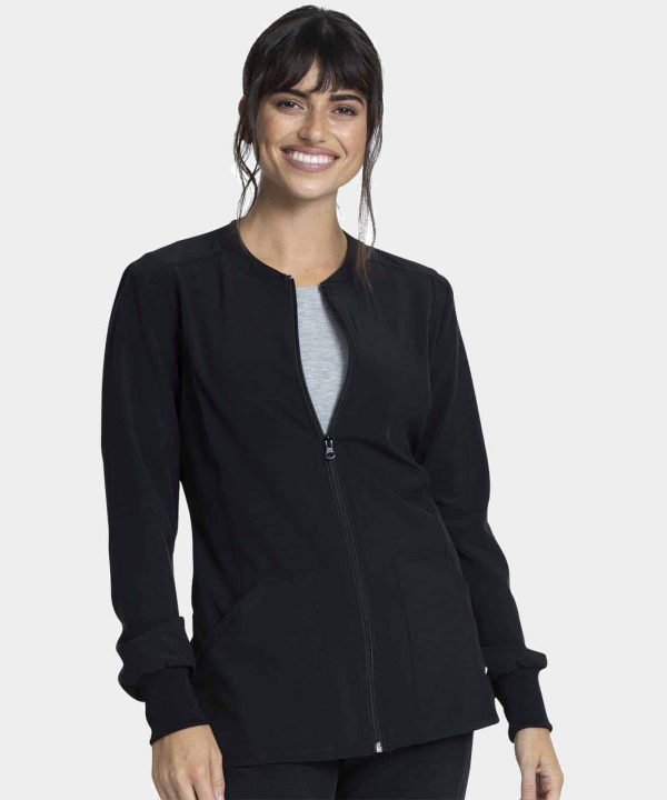 Zip Front Jacket | CKA384 - Black, XXS