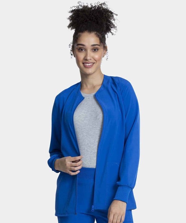 Zip Front Jacket | CKA384 - Royal Blue, 2XL