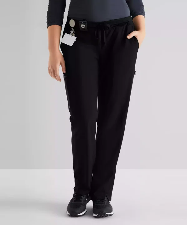Grey's Anatomy Spandex-Stretch Kim Pants-Women's Scrubs | GRSP500 - Black, LG
