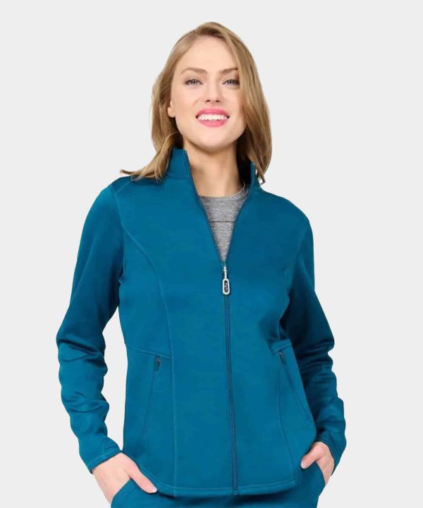 Megan Bonded Fleece Jacket | 2023 - Caribbean Blue, 2XL