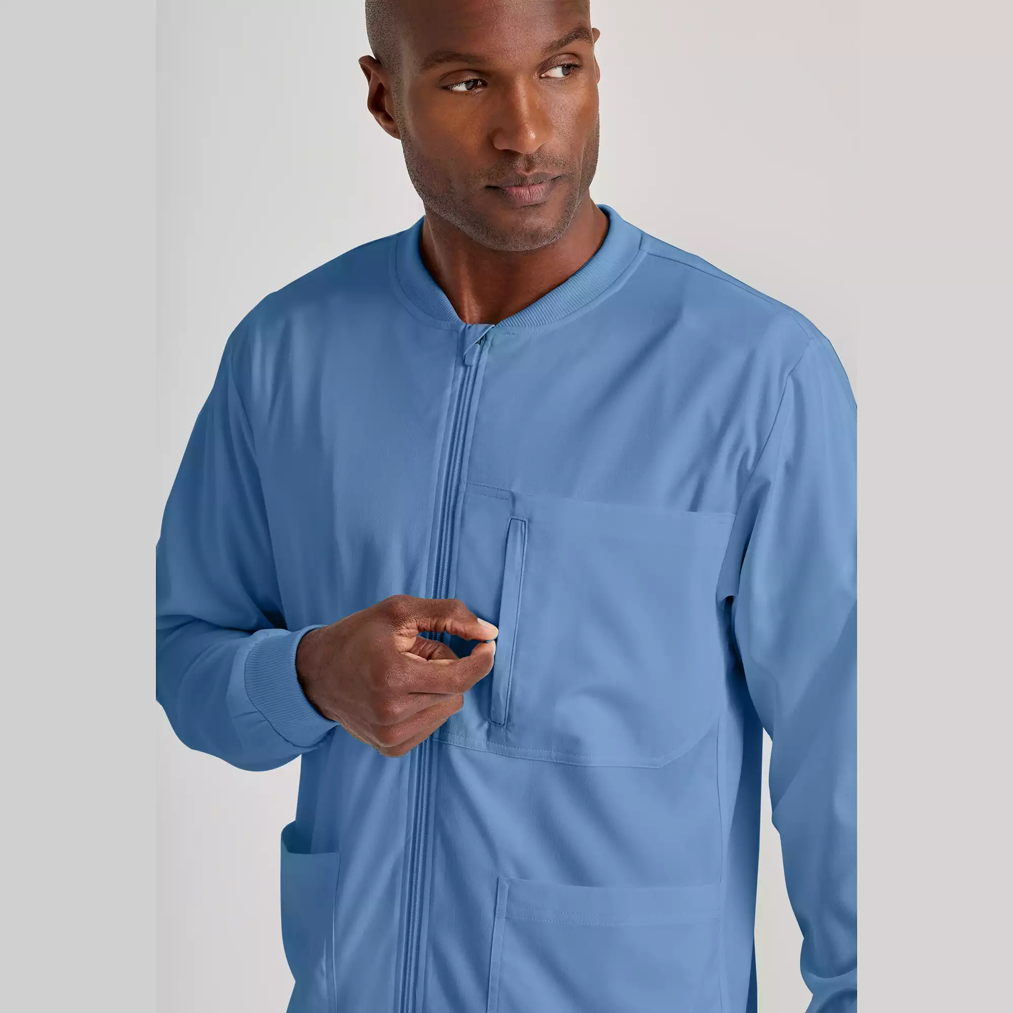 Mens-Antimicrobial-Warm-Up-Scrub-Jacket-GRSW871-Ciel-Blue-05.webp