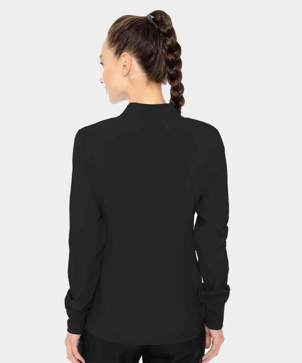 Alternative view of MC Insight Zip Front Warm-Up With Shoulder Yokes | MC2660