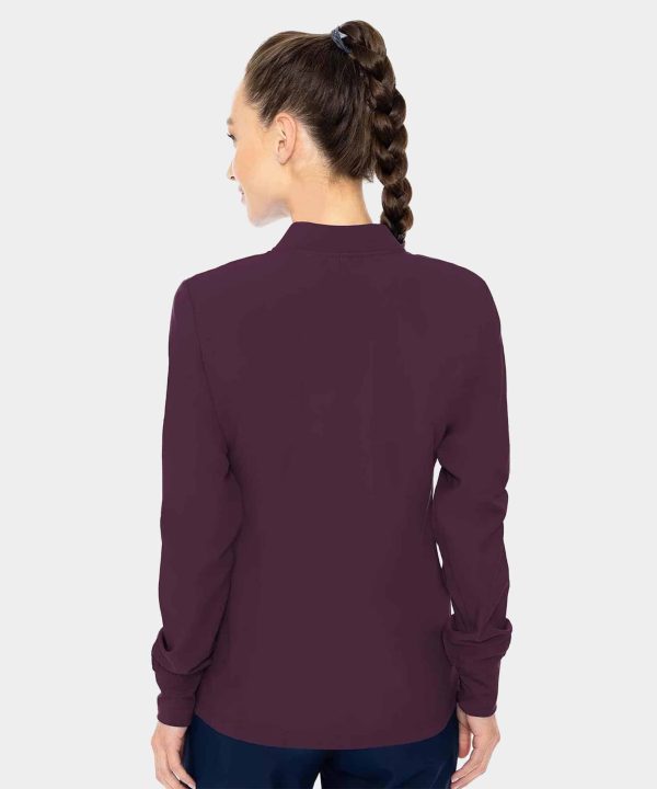 Alternative view of MC Insight Zip Front Warm-Up With Shoulder Yokes | MC2660