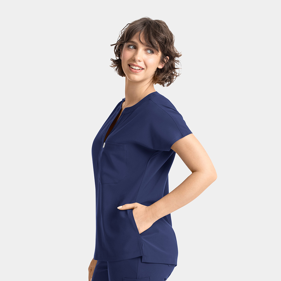 Epic-by-IRG_4804-WomensDolman3PocketTop-NavyBlue-NVY-05-IRG-Scrubs Epic by IRG 4804 WomensDolman3PocketTop NavyBlue NVY 05 IRG Scrubs