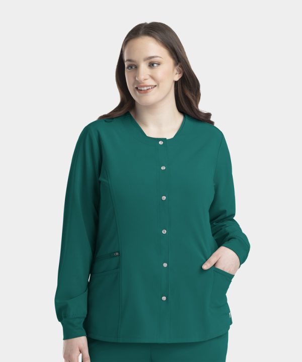 Women's Snap Jacket | 4811 - Hunter, 2XL