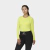 Tempo Womens Long Sleeve Tee T100 Neon Yellow NEON 01